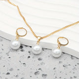 Elegantes anmutiges Perlen-Halsketten-Set