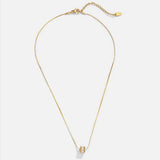 Elyna polierte Fass-Halskette | Gold