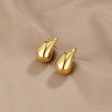Ame Gold-Tropfen-Ohrringe