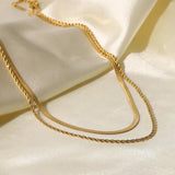 Juliana Solvia Halskette | Gold