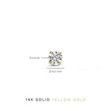 Larmes de Lune Stein-Ohrstecker | Gold