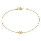 Cléa Moissanit-Stein-Armband | Gold