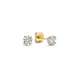 Dara Brillane Stein-Ohrringe-Set | Gold