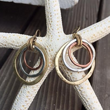 Vintage Ohrringe in Gold und Silber - Haller