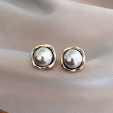 Elegante Vintage Perlenohrringe