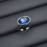 Ring Himmelblau im Vintage Glanz - Haller