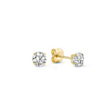 Larmes de Lune Stein-Ohrstecker | Gold