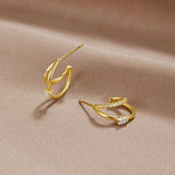 Artie Kristall-Gold-Ohrringe