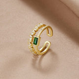 Pine - Mehrlagiger Kristall-Ring