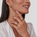 Mary - Smaragdgrüner mehrlagiger Ring