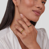 Mary - Smaragdgrüner mehrlagiger Ring