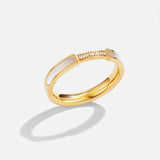 Unity - Ring mit Perle & Kristall