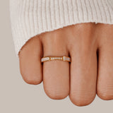 Unity - Ring mit Perle & Kristall