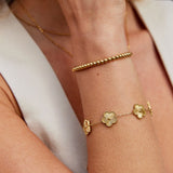 Gold-Perlen-Armband