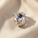 Königlicher Saphir-Ring