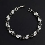 Elegantes synthetisches Zirkonia-Weizenähre-Armband