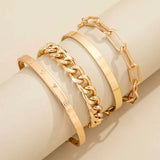 Elan Mercer Armband-Set | Gold