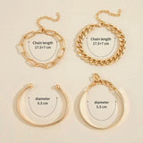 Elan Mercer Armband-Set | Weißgold