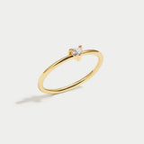Love - Kristall-Herz-Ring