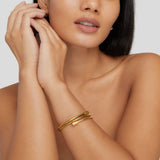 Gedrehtes Gold-Armband