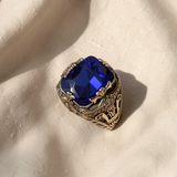 Saphir Gold-Mix-Ring